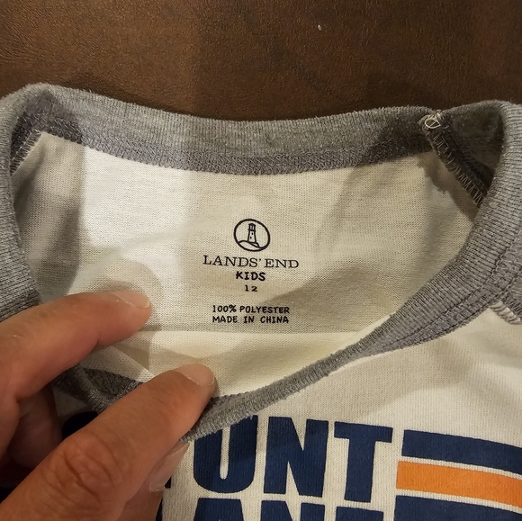 2- Lands End kids pajama set size 12 - Picture 5 of 6